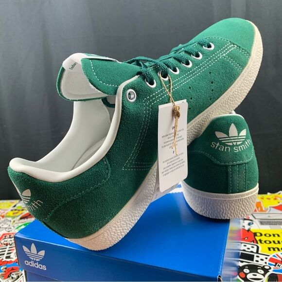 Adidas Stan CS Green Suede 9 Mens / 10.5 Women's - Picture 11 of 15